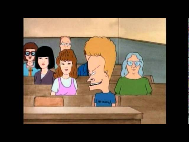 Beavis gets a Stiffy